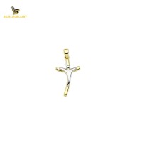 14K Solid Gold Design Charm Pendant