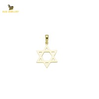 14K Solid Gold Design Charm Pendant