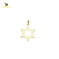 14K Solid Gold Design Charm Pendant