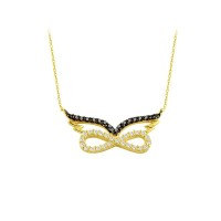 14K Solid Gold İnfinity Necklace