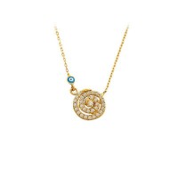 14K Solid Gold Lava Necklace