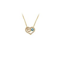 14K Solid Gold Love Necklace