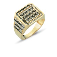 14K Solid Gold Men Ring