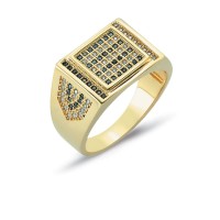 14K Solid Gold Men Ring