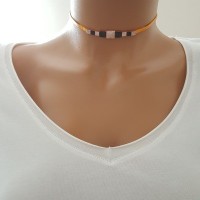 925 K Sterling Silver Choker Necklace