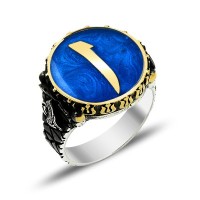 925K Sterling Silver Alif Men Ring