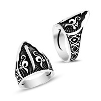 925K Sterling Silver Alif Men Ring