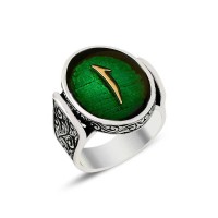 925K Sterling Silver Alif Men Ring