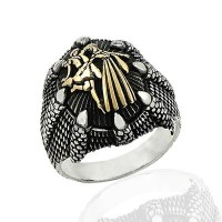 925K Sterling Silver Circassian Men Ring