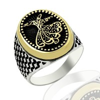 925K Sterling Silver Dervish Men Ring