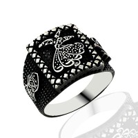 925K Sterling Silver Dervish Men Ring