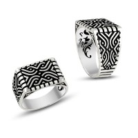 925K Sterling Silver Design Men Ring