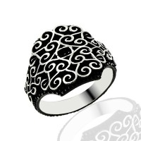 925K Sterling Silver Design Men Ring