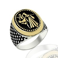 925K Sterling Silver Efe Men Ring