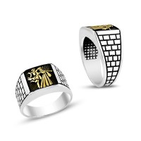 925K Sterling Silver Efe Men Ring