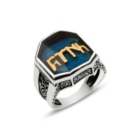 925K Sterling Silver Hun Turk Men Ring