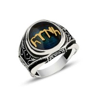 925K Sterling Silver Hun Turk Men Ring