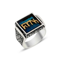 925K Sterling Silver Hun Turk Men Ring