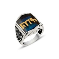 925K Sterling Silver Hun Turk Men Ring