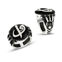 925K Sterling Silver Islamic Men Ring