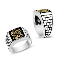 925K Sterling Silver İslamic Men Ring