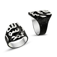 925K Sterling Silver İslamic Men Ring