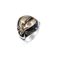 925K Sterling Silver K. Atatürk Men Ring