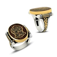 925K Sterling Silver Ottoman Men Ring