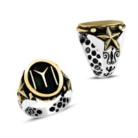 925K Sterling Silver Ottoman Men Ring