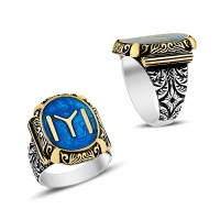 925K Sterling Silver Ottoman Men Ring