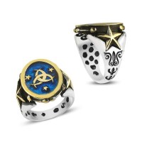 925K Sterling Silver Ottoman Men Ring