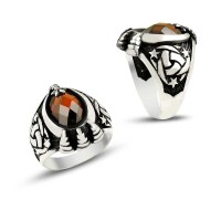 925K Sterling Silver Ottoman Men Ring