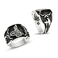 925K Sterling Silver Ottoman Men Ring