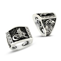 925K Sterling Silver Ottoman Men Ring