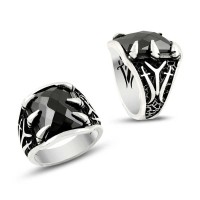 925K Sterling Silver Ottoman Men Ring