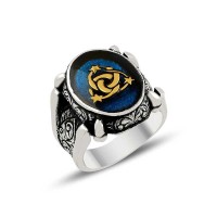 925K Sterling Silver Ottoman Men Ring