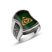 925K Sterling Silver Ottoman Men Ring