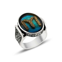 925K Sterling Silver Ottoman Men Ring