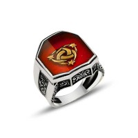 925K Sterling Silver Ottoman Men Ring