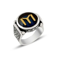 925K Sterling Silver Ottoman Men Ring