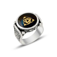 925K Sterling Silver Ottoman Men Ring