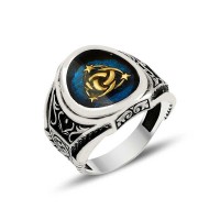 925K Sterling Silver Ottoman Men Ring