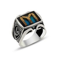 925K Sterling Silver Ottoman Men Ring