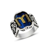 925K Sterling Silver Ottoman Men Ring