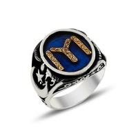 925K Sterling Silver Ottoman Men Ring