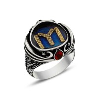 925K Sterling Silver Ottoman Men Ring