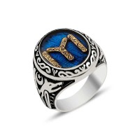 925K Sterling Silver Ottoman Men Ring