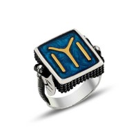 925K Sterling Silver Ottoman Men Ring