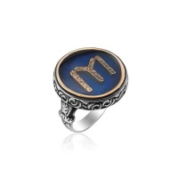 925K Sterling Silver Ottoman Men Ring