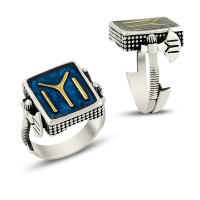 925K Sterling Silver Ottoman Men Ring